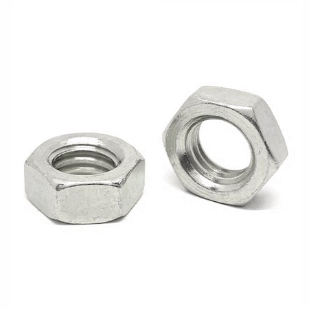 Boltsandnuts.Com Jam Nut, 3/8"-16, 18-8 Stainless Steel, Plain, 150 PK 37CHJNSS-150